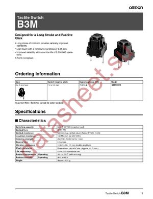 B3M-6009 datasheet  